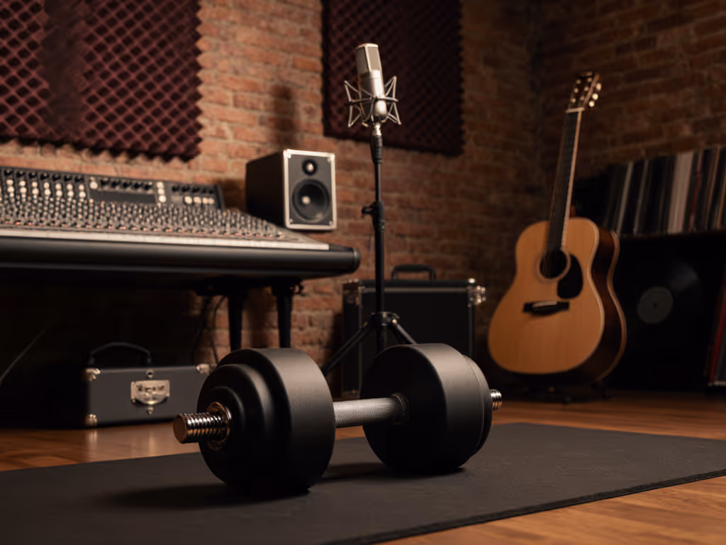 Best Dumbbells for Musicians: Studio-Safe Silent Lifts