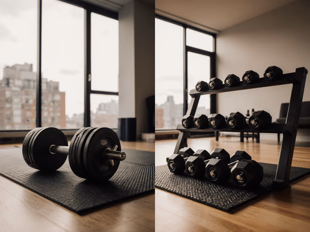 Adjustable Dumbbells vs Fixed: Noise-Tested Space Winner